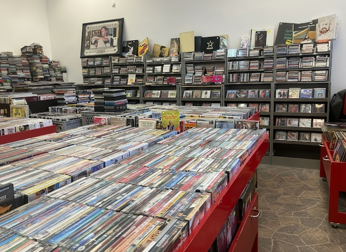 Vinyl Auswahl im Plattenladen München