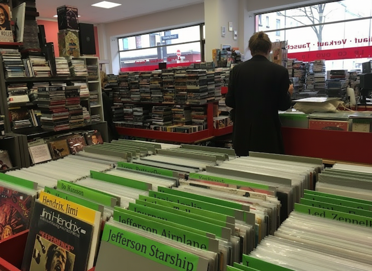 CD und DVD Auswahl bei Second Music München